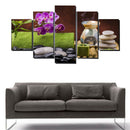 5 Panels Large Canvas Pictures Wall Art Prints Hanging Poster Orchid Cense S