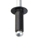 120Pcs/Set M2.4 M3.0 M3.2 M4 Black Aluminium Blind Rivets Nail Decoration R O5Y2