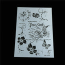 Butterfly Layering Stencils For Walls Painting Scrapbooking Stamp Album Decor JR