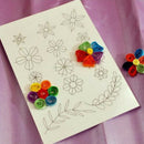 Flower Pattern Quilling Paper Template Mould Tools DIY Scrapbooking Papercrafts