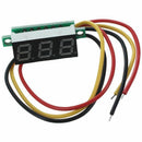Mini Digital Voltmeter DC 0-100V LED Panel Voltage Meter 3-Digital With 3 W F6O5