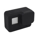 Black Silicone Housing Case Protective + Lens Cap Cover For GoPro HERO 5  VFS