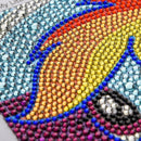 5D DIY Full Drill Special Shaped Diamond Painting Blue Horse Cross Stitch