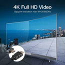 Left Angled 90 Degree HDMI to HDMI Male to Male Cable Spring 1080P Wire