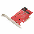 Pci-E X4 To M.2 Ngff M/B Key Ssd Sata Adapter Converter Card For Desktop Pc