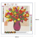 5D DIY Full Drill Diamond Painting Flowers Cross Stitch Mosaic Kits (hg366)