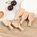 5Pcs 8cm Wooden Scoops Bath Salt Spoon Candy Flour Spoon Scoops Kitchen Uten Hn