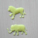 Animals Glow In The Dark Stars Stickers Kids Room Home Wall DecorSE