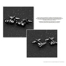 Moustache Cufflinks Mustache Cufflinks Tash Lip Hair Black Beard Cuff Butto Y5V8
