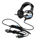 Over Ear Headphone Headset w/ Mic for PS4 PC Xbox One Controller Gray