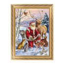 DIY 5D Santa Claus Diamond Embroidery Painting Cross Stitch Home Decor Xmas