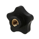 5pcs M10 Female Thread 39mm Plastic Star Head Screw On Clamping Knob