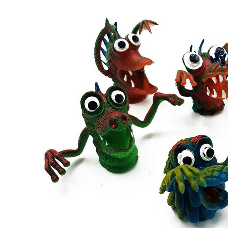 5Pcs/set Baby Kids Finger Animal Educational Story Toys Puppets Monsters