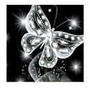 Crystal Butterfly Diamond Painting Embroidery DIY Paint By Number Kit Decor