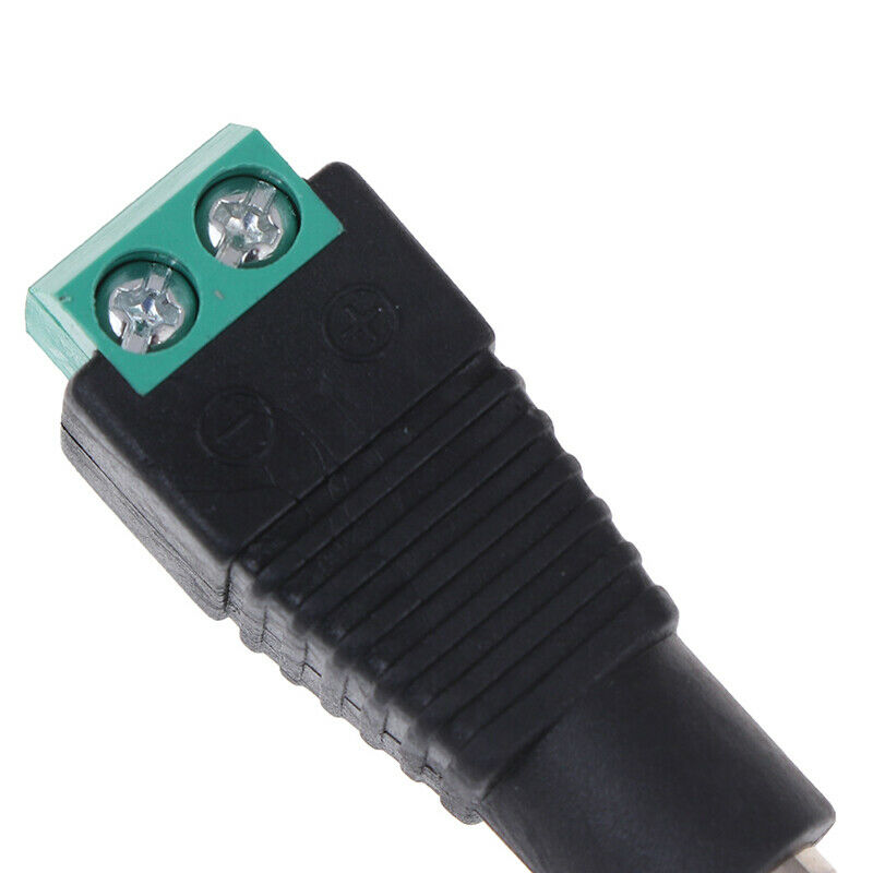 20pcs Male+Female DC Power Jack Connector Adapter Plug 2.1 x 5.5mm for CCTVSE