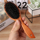 Wooden Handle Bristles Salon Hair Brush Anti-static Scalp Massage Combs