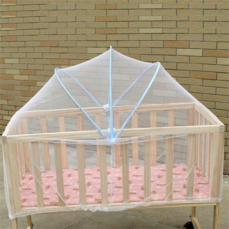 1 x Baby Cradle Bed Mosquito Nets Summer Baby Safe Arched Mosquitos Net, Ra O7O1