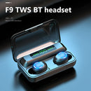 F9 TWS Wireless Bluetooth Earbuds Noise Reduction Touch Control Stereo Earphone