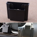 Car Air Vent Outlet Hanging Cell Phone Charge Pocket Organizer Storage Box Black