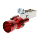 Car Turbo Sound Whistle Muffler Exhaust Pipe Auto Blow off Valve Simulator S Red