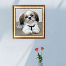 5D Diy Diamond Cute Dog Painting Embroidery Cross Stitch Home Decor Handicr C3Y4