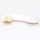1Pc Bath Brush Soft Double-Sided Long Handle Massage Bath Brush Soft Hair L