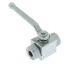2 Way High Pressure Hydraulic Steel Ball Valve Female DN6 0.125Inch