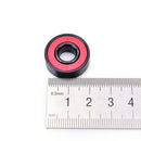 8pcs/set 608RS skate skateboard steel integrated spacer bearings fit-ME