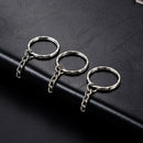 Wholesale 100pc 25mm Split Key Ring Chain With Chains Metal Hoop Loop Craft