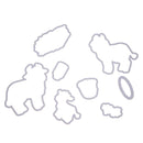 Milk Cows Stamps Metal Cutting Dies Frame Stencils Scrapbooking DIY Craft