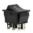 5PCS 3 Position 6 Pin Hoist Boat ON-OFF-ON Momentary Rocker Switch DPDT 16A