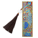DIY Special Shaped Diamond Painting Leather Tassel Bookmark Creative Crafts