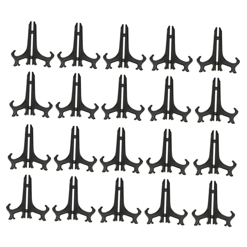20 Pieces 4 '' Plate Display Stand Holder Easel Picture Frame