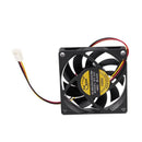 70x70mm 12V 3-Pin PC Computer Case CPU DC Brushless Cooler Cooling Fan BlackT1W8