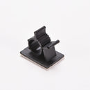 10x Cable Clips Adhesive Cord Management Organizer Wire Holder Clamp Black l Hc