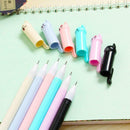 6pcs Cute Cat Pattern Black Ink Pens Student School Office Stationery Supplies