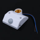 E27 220V Infrared Motion Sensor Automatic Light Lamp Holder Switch New