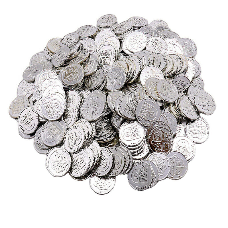 200x3.5cm Pirate Coins Treasure Hunt Game Coin Collection