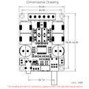 Digital Amplifier Audio Board TPA3116 Power Audio Amp 2.0 Class D Amplifier