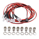 40Pieces LED Lights Taillight For 1/5 1/8 1/10 1/12 1/16 RC Car Headlights