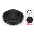 5X(Universal 46mm Center Pinch Front Lens Cap for DSLR Camera B9F3)