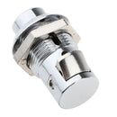Tubular Cam Lock with Stainless Steel Collar Ring and Chrome Finish
