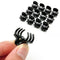 12X Black Plastic Mini Hairpin 6 Claws Hair Clip Clamp For Baby Girls Hair Tools
