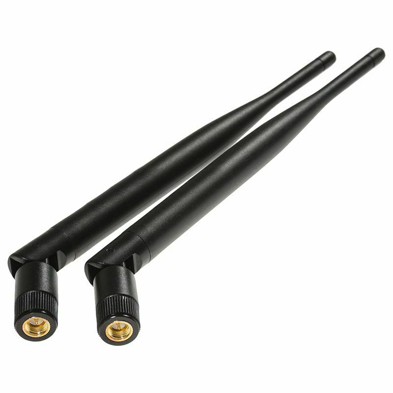 2pcs 5dBi 1090MHz&978MHz Antenna Bundle+2pcs MCX male to SMA female Connect E2N2