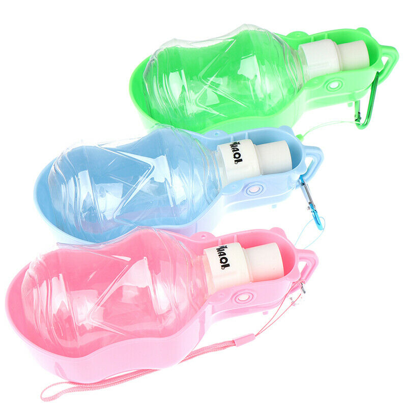 Pet Dog Water Bottle Travel Puppy Drinking Bowl Cup Outdoor Feeder Dispenser3C