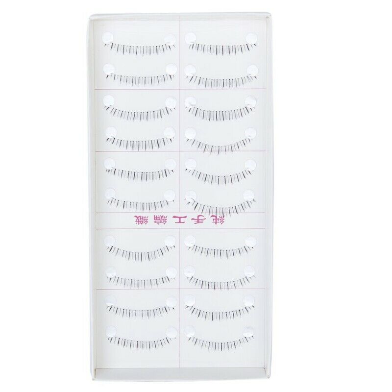 10 Pairs Lower Under Bottom False Eyelashes Eye Lashes Makeup Party T7S5