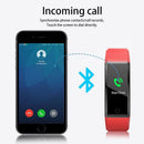 HOT 115PLUS Smart Band Support Heart Rate Blood Pressure Calorie Step Monit