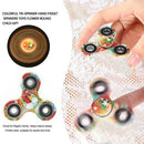 Colorful Tri-spinner Hand Fidget Spinners Toys Flower Round Child Gift (09)