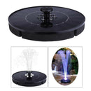 10V 2.4W Mini Floating Solars Fountain Pump Free Standing for Pond Pool
