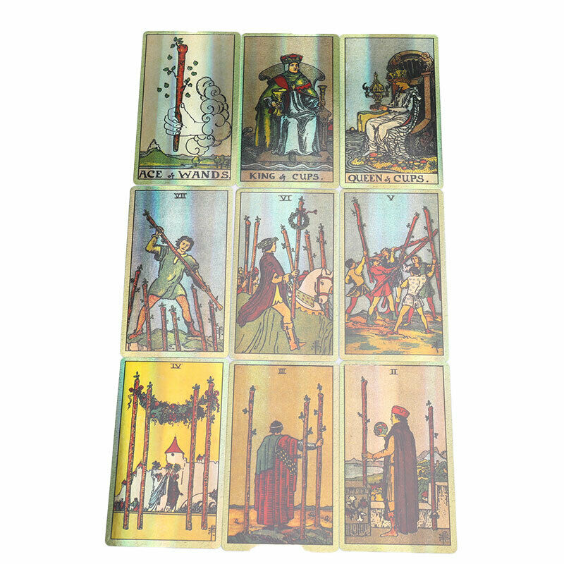 Smith-waite Tarot Deck New-fashioned Color Tarot Cards Game English BoardS Hn